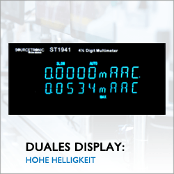 Tischmultimeter ST1941 Anzeige