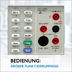 Tischmultimeter ST1941 Bedienung