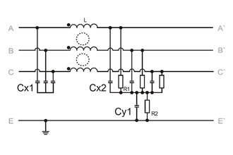 Esquema eléctrico típico 0007-0042